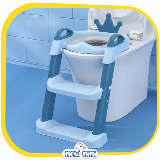 رابط توالت فرنگی پله دار کودک طرح تاج دار